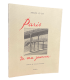 MODIANO (Patrick). Paris de ma jeunesse. Illustrations de Pierre Le-Tan. Edition originale.