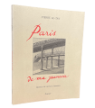 MODIANO (Patrick). Paris de ma jeunesse. Illustrations de Pierre Le-Tan. Edition originale.