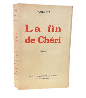 COLETTE. La Fin de Chéri. Roman.