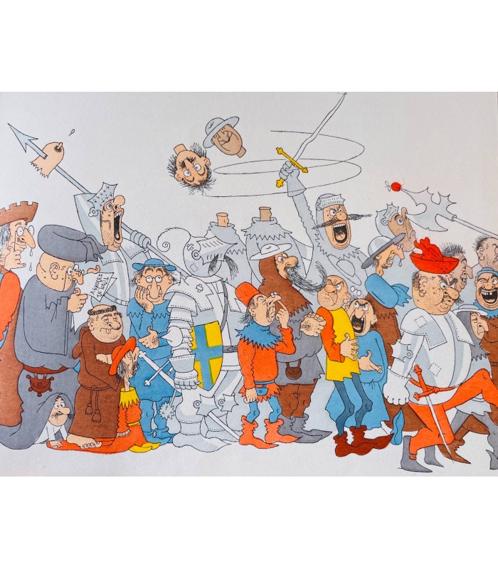 BALZAC (Honoré de). Les Contes drolatiques... Illustrations en couleurs d'Albert Dubout. Bradel demi-vélin