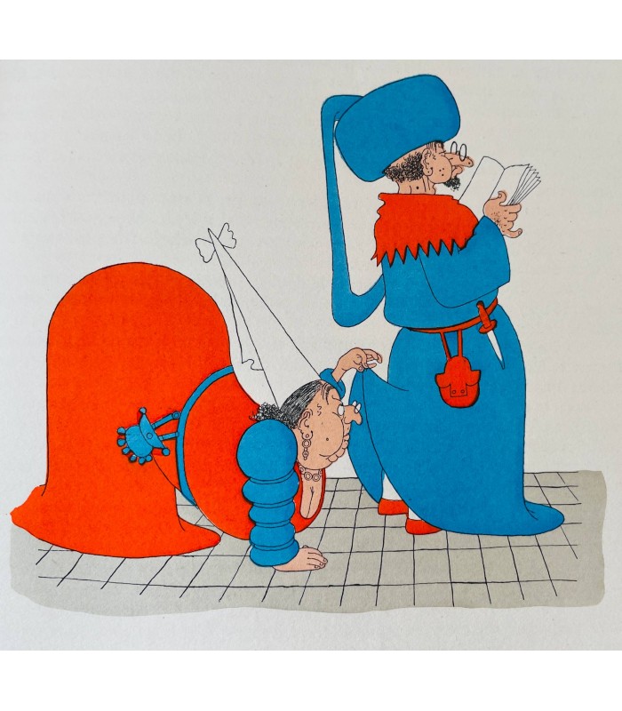 BALZAC (Honoré de). Les Contes drolatiques... Illustrations en couleurs d'Albert Dubout. Bradel demi-vélin