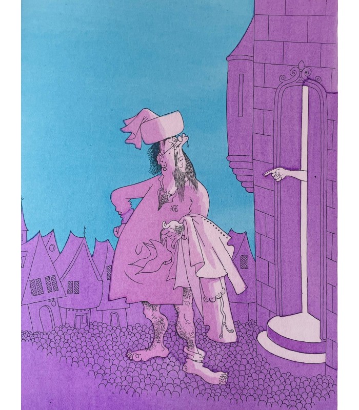 BALZAC (Honoré de). Les Contes drolatiques... Illustrations en couleurs d'Albert Dubout. Bradel demi-vélin