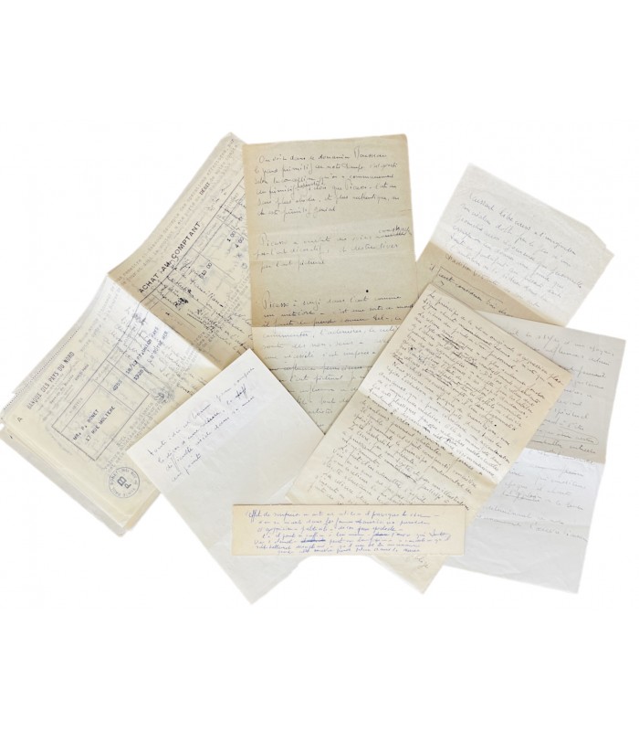BONET (Paul). La Reliure originale. Manuscrit de travail.