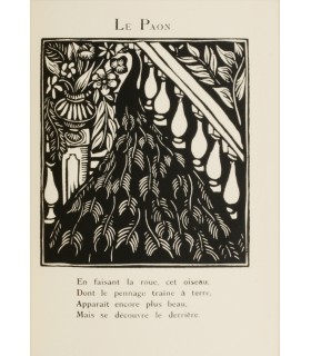 APOLLINAIRE (Guillaume). Le Bestiaire, ou Cortège d'Orphée. Illustrations par Raoul Dufy. Reliure par Saulnier.