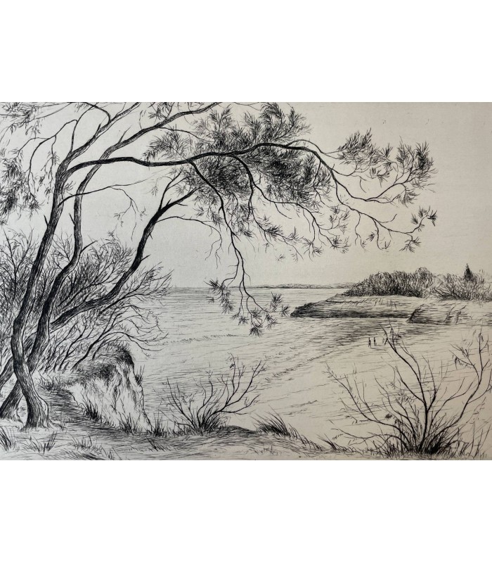 MICHELET (Jules). Un regard sur les mers. Pointes sèches originales d'Aymar de Lézardière.