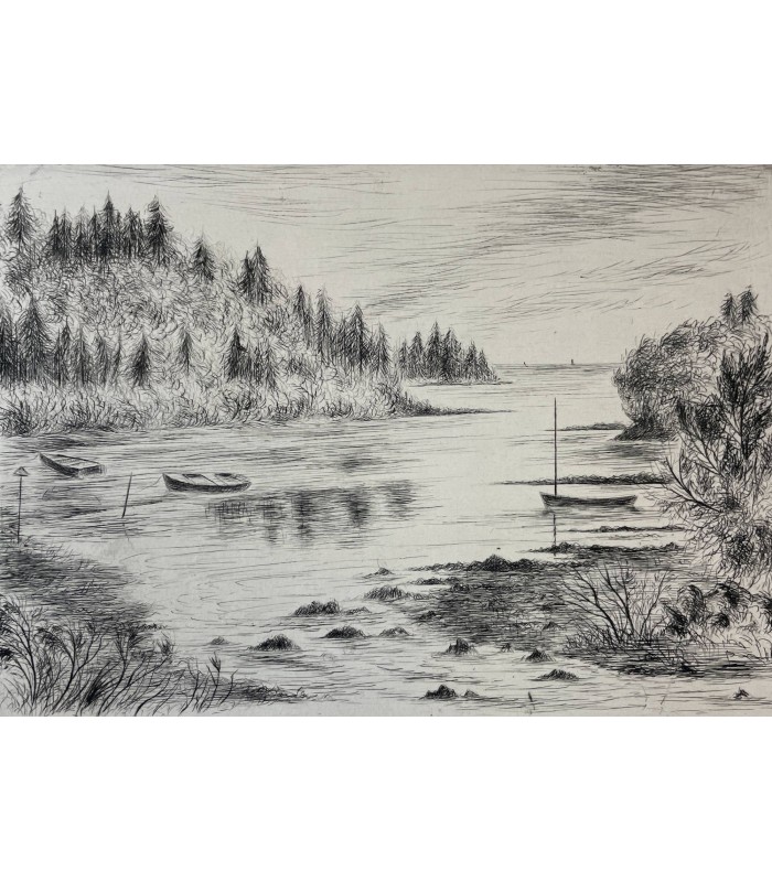 MICHELET (Jules). Un regard sur les mers. Pointes sèches originales d'Aymar de Lézardière.