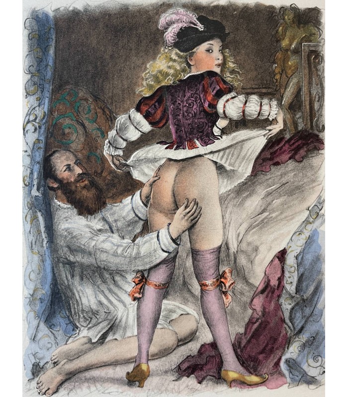 ARETIN (L'). L'Œuvre du divin Arétin. Les Ragionamenti. Illustrations de P.-E. Bécat.