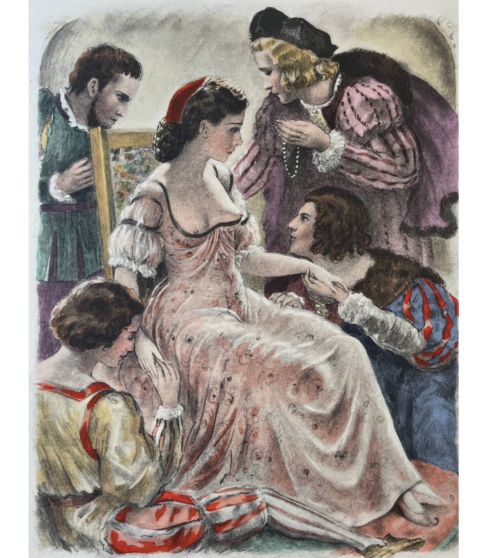 ARETIN (L'). L'Œuvre du divin Arétin. Les Ragionamenti. Illustrations de P.-E. Bécat.