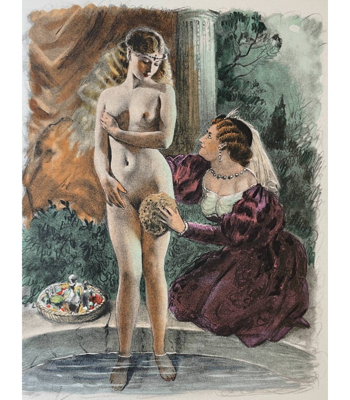 ARETIN (L'). L'Œuvre du divin Arétin. Les Ragionamenti. Illustrations de P.-E. Bécat.