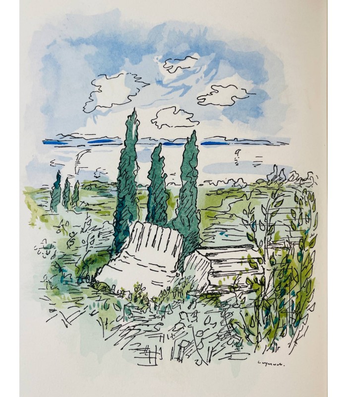 VALERY (Paul). Vers et prose. Aquarelle de Pierre Laprade.