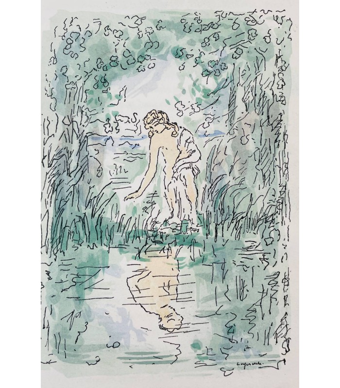 VALERY (Paul). Vers et prose. Aquarelle de Pierre Laprade.