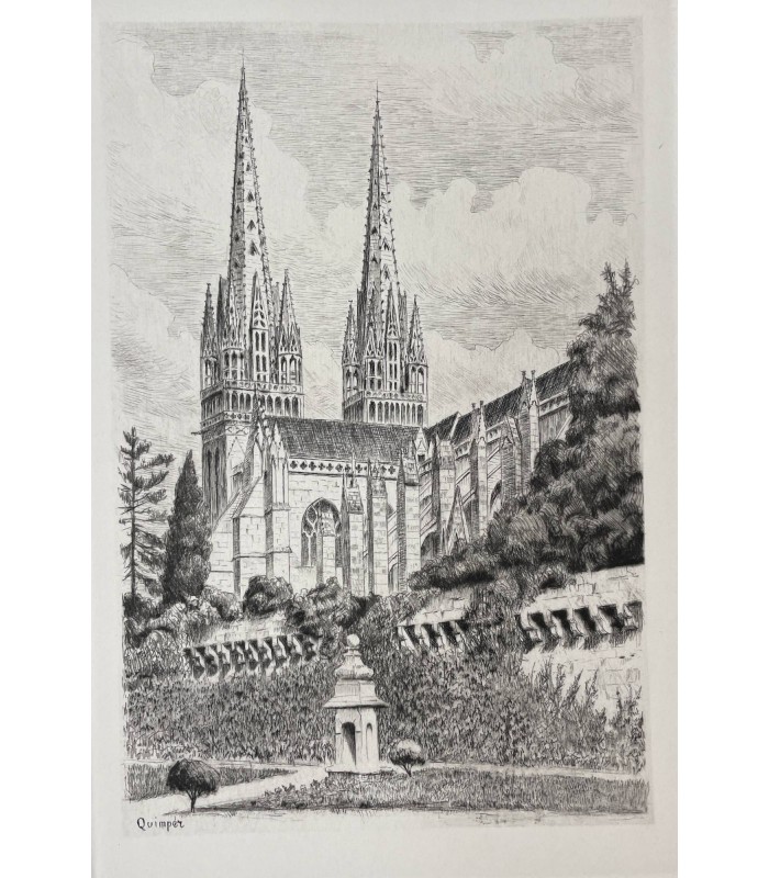 QUEFFELEC (Henri). Images de Bretagne. Pointes sèches de Charles Samson.