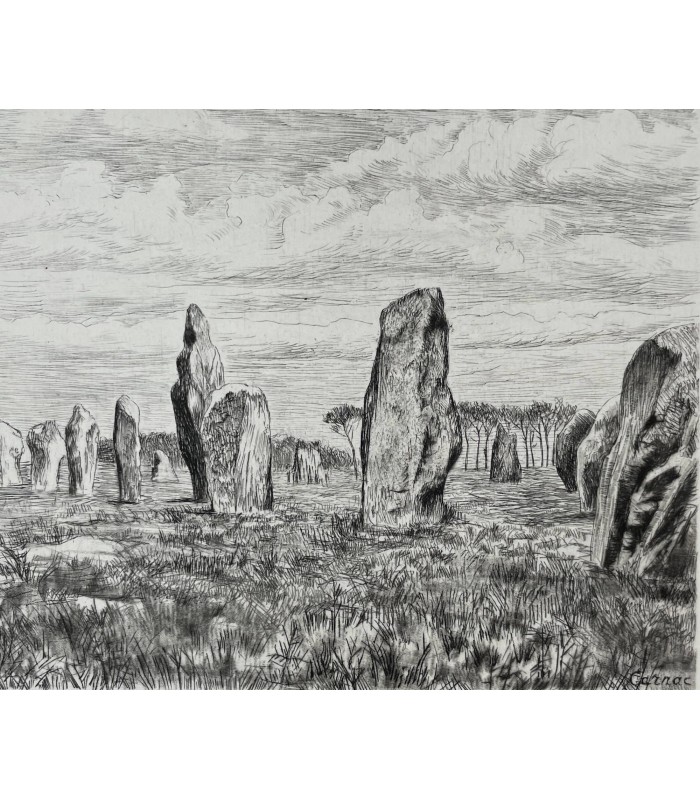 QUEFFELEC (Henri). Images de Bretagne. Pointes sèches de Charles Samson.