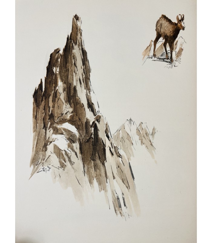 CHOLLIER (Antoine). Ceux de l'Alpe. Types et coutumes. Dessins originaux de Th.-J. Delaye.