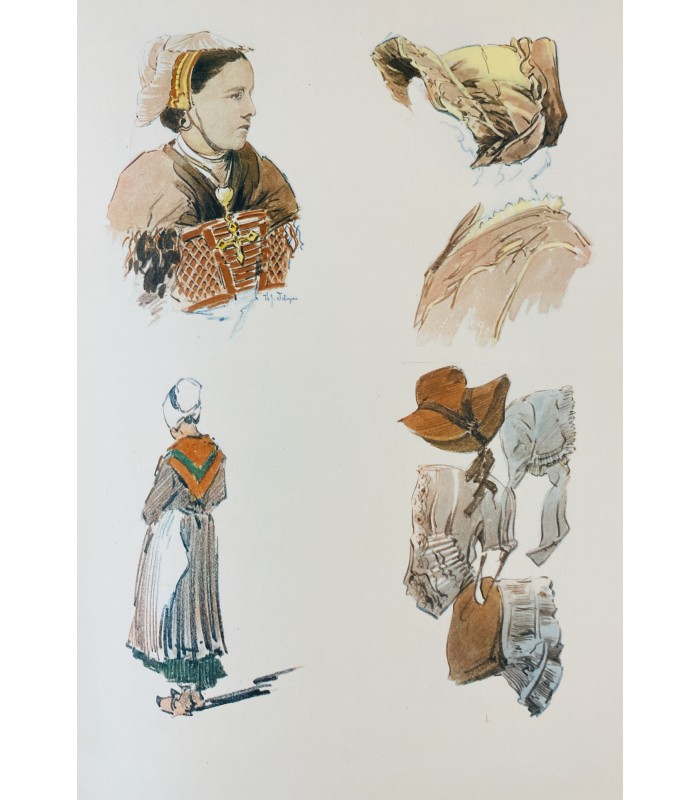 CHOLLIER (Antoine). Ceux de l'Alpe. Types et coutumes. Dessins originaux de Th.-J. Delaye.