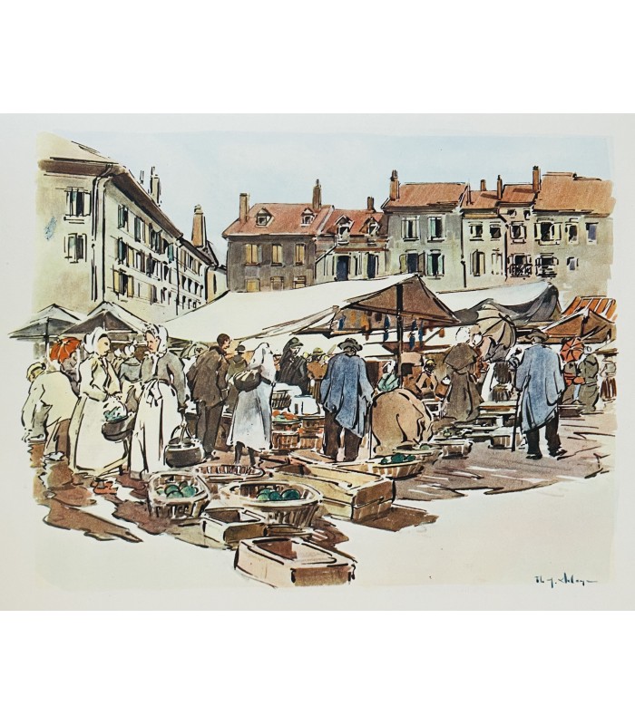 CHOLLIER (Antoine). Ceux de l'Alpe. Types et coutumes. Dessins originaux de Th.-J. Delaye.