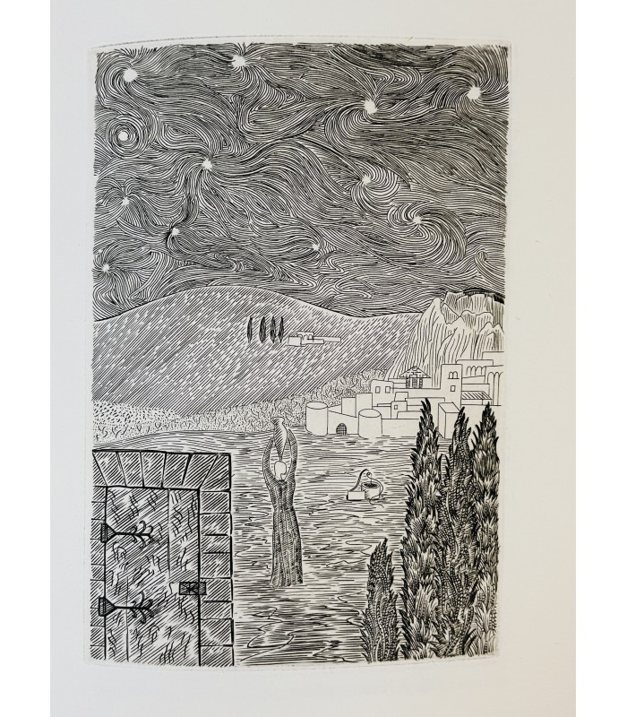 SOPHOCLE. Electre. Tragédie traduite par Paul Mazon. Gravures de Roger Vieillard.