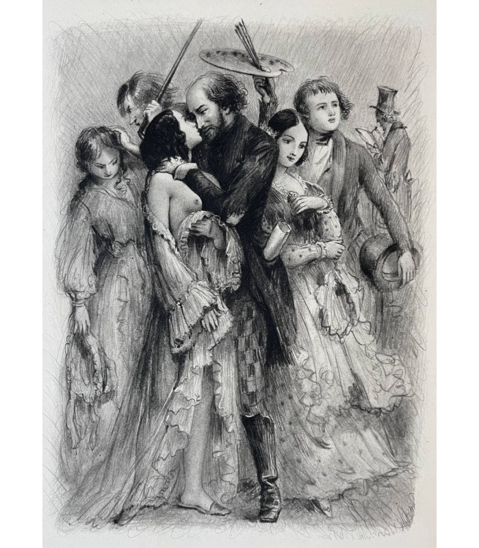 MURGER (Henri). Scènes de la vie de bohème. Pointes sèches originales de P. E. Bécat.