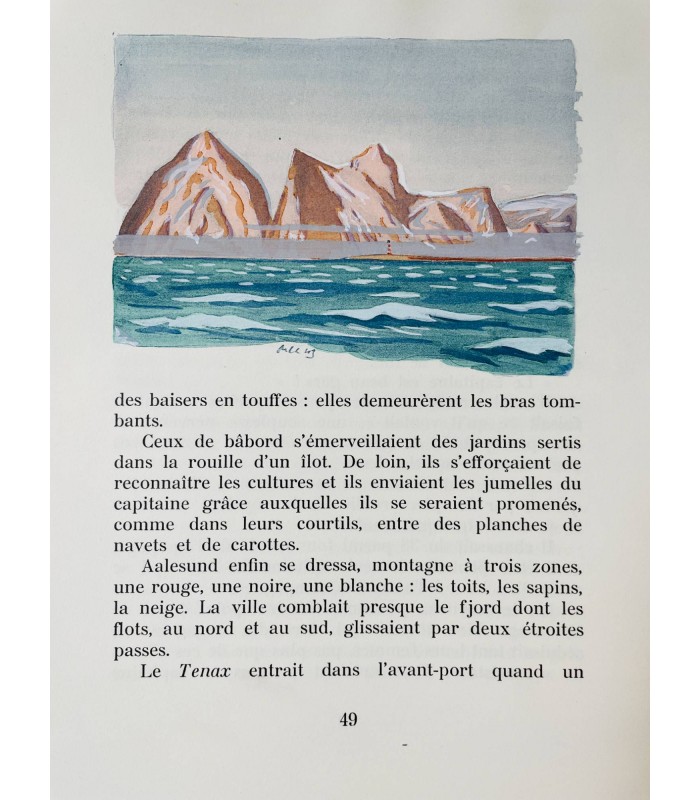 VERCEL (Roger). Au large de l'Eden. Aquarelles de Y. Creston.