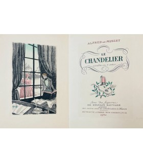MUSSET (Alfred de). Le Chandelier. Comédie en trois actes avec des figures de Sylvain Sauvage.