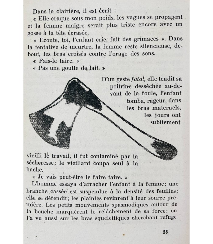 FARDOULIS-LAGRANGE (Michel). Volonté d'impuissance. Dessins de Raoul Ubac. Préface de Michel Leiris. Edition originale