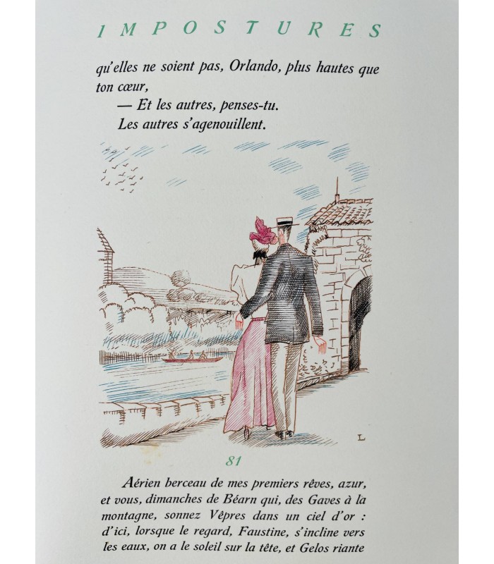 TOULET (Paul-Jean). Les Trois impostures. Gravures de Laboureur.