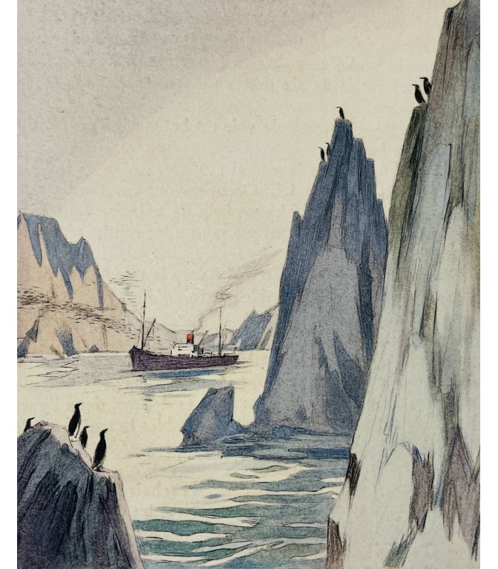 VERCEL (Roger). Au large de l'Eden. Illustrations en couleurs d'Henry Cheffer.