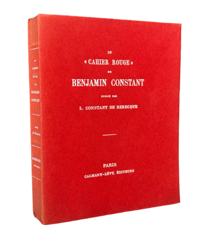 CONSTANT (Benjamin). Le Cahier rouge publié par L. Constant de Rebecque.