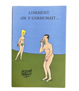 [FAIZANT (Jacques)] Comment on s'enrhumait... Planches en couleurs dessinées par Jacques Faizant.