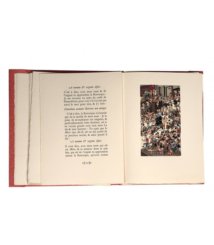 LE PETIT (Claude). L'Escole de l'interest et l'université d'amour. Miniatures originales de Jean Gradassi.