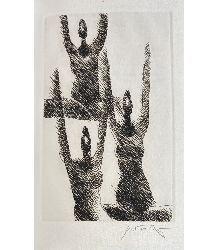 LAUDE (Jean). Le Dict de Cassandre. Illustrations de Cesare Peverelli. Reliure de Claude Honnelaître.