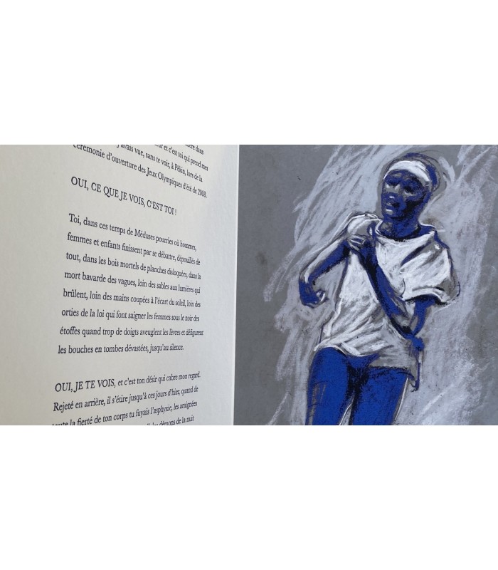 ERNEST PIGNON-ERNEST - FREIXE (Alain). Si le vent du nord ouvrait la porte. Illustrations d'Ernest Pignon-Ernest.