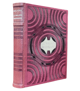 MOLIERE. Le Malade imaginaire. Illustrations de Hémard. Reliure de Legrain et Kieffer. Exemplaire sur Japon avec envoi.