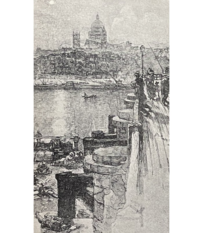 CAIN (Georges). Promenades dans Paris. - A travers Paris. - Environs de Paris. Ensemble 3 volumes. Editions originales.