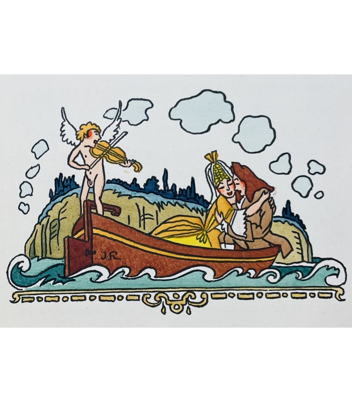 BOILEAU-DESPREAUX (Nicolas). Satire contre les femmes. Illustrations en couleurs de Joseph Hémard