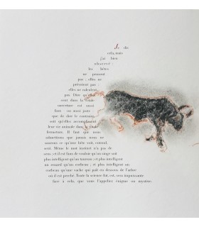 MARTEAU (Robert). Toros. Otro Toro. - D'une autre planète. - Voyage à Vic. Edition originale, illustrée, de ces trois textes.