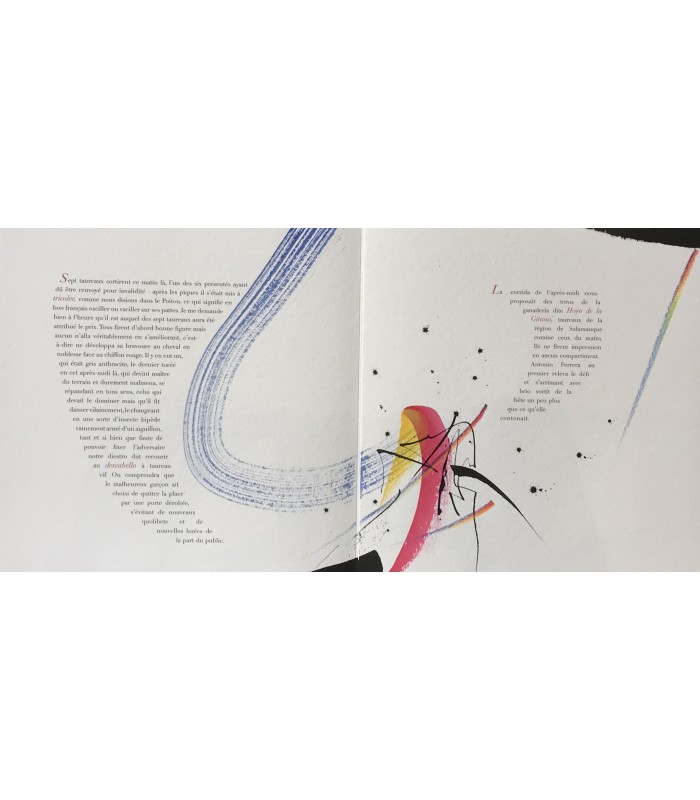 MARTEAU (Robert). Toros. Otro Toro. - D'une autre planète. - Voyage à Vic. Edition originale, illustrée, de ces trois textes.